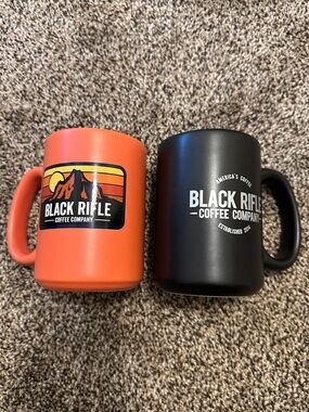 Black Rifle Coffee Company Mug Set - Black & Orange